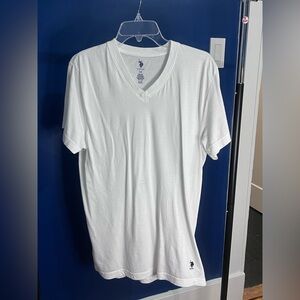 U.S. Polo Assn. White Short Sleeve Tee Size Medium